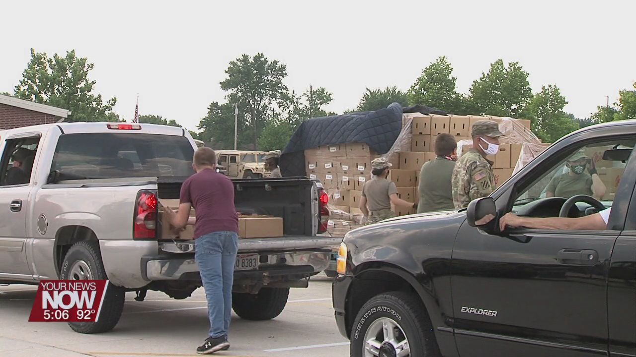 Food distribution held in Wapakoneta